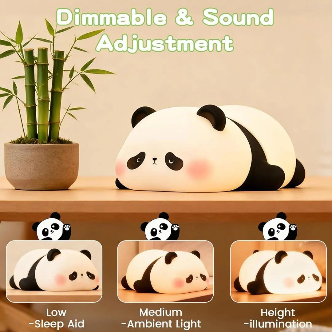 Cute Panda Silicone Lamp