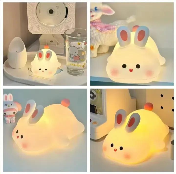 Cute  Bunny Slicon Lamp